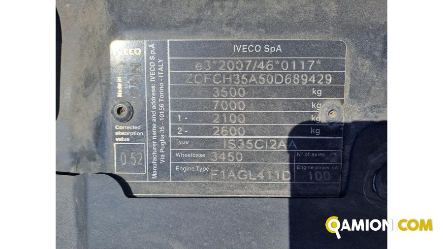 Iveco daily 35c14 - 3450 occasion - 69 815 km - Torino | Iveco Orecchia - Foto 8