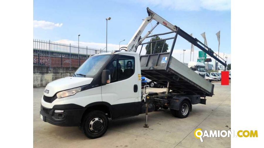 Iveco 35c15 gru p3500 con ribaltabile usato - Milano | Milano Industrial S.P.A. - Foto 1