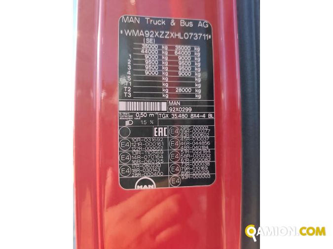 Man tgs 35 occasion - 350 000 km - 2017 - camion | PROCIDAMACCHINE S.R.L. - Foto 11