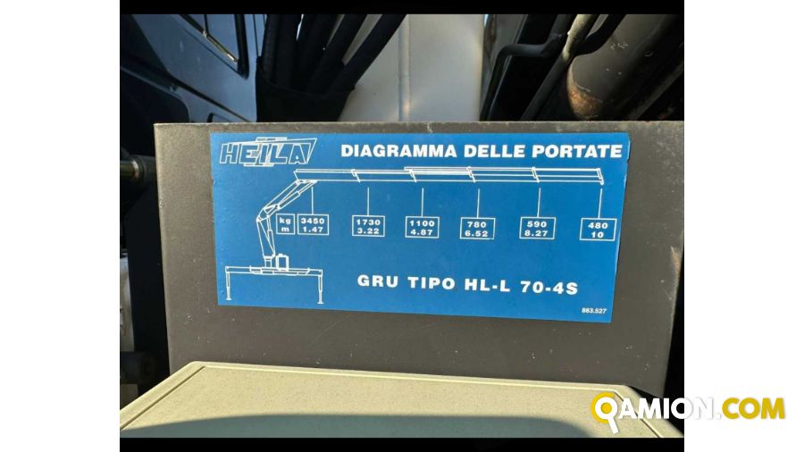 Iveco ML75E16/P - CASSONE CON GRU | TENTORI