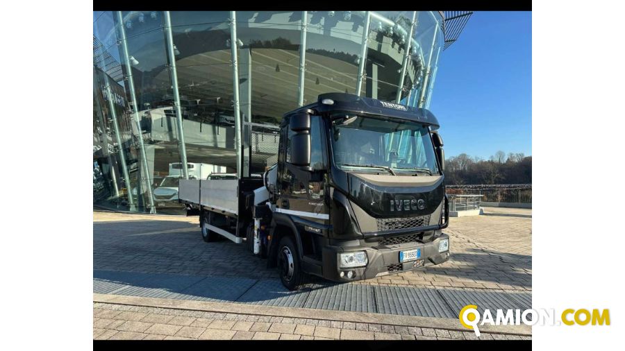 Iveco ML75E16/P - CASSONE CON GRU | TENTORI