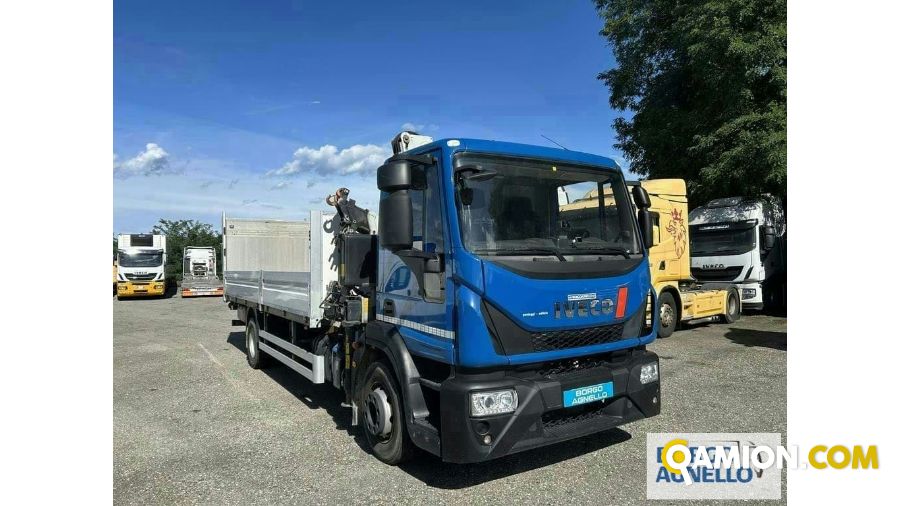 Iveco EUROCARGO ML160E28 EUROCARGO ML160E28 | Motrice Cassone fisso con Gru | Borgo Agnello S.p.A.