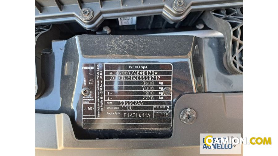 Iveco DAILY 35S16 DAILY 35S16 | Leggero Furgone > 35 q.li Altro | Borgo Agnello S.p.A.